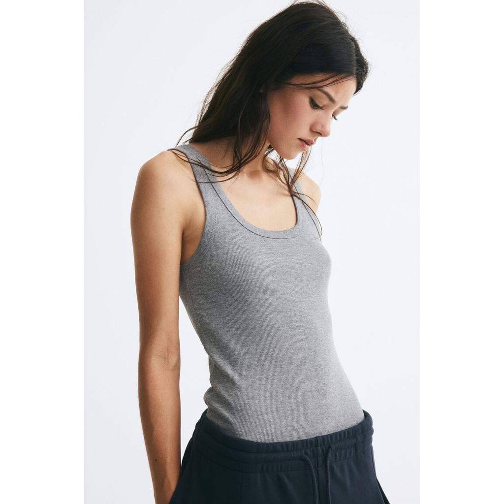 H&M فانيلة نسائية مضلعة — صورة 4