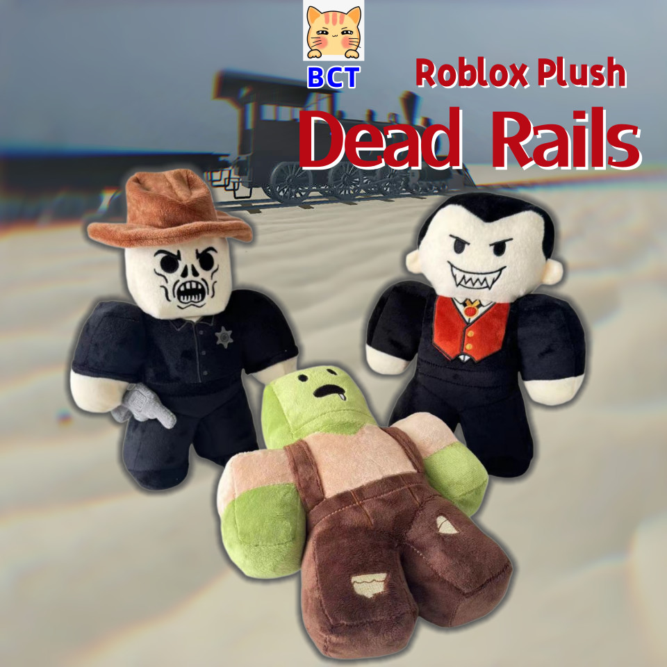 BCT✨ตุ๊กตา โรบ็อกซ์✨ใหม่ Dead Rails ของเล่นตุ๊กตา Roblox Forsaken Plushie ตุ๊กตาตลก Forsaken Chance 