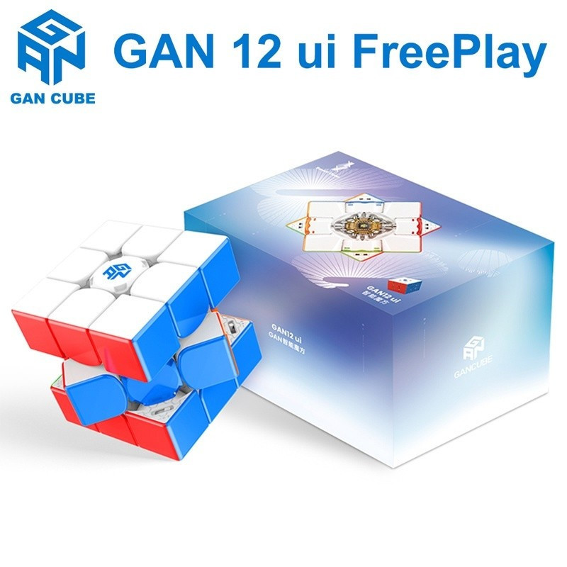 GAN12 Ui FreePlay Maglev Ai Smart Magic Cube 3x3x3 Professional Speed Puzzle 3x3 33 ของเล่น 333 GAN 