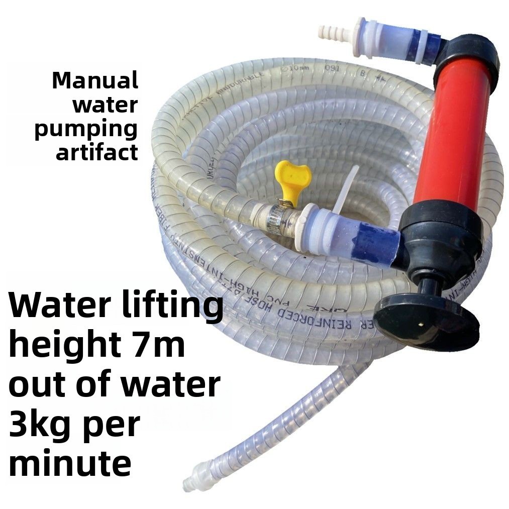 Large Diameter Manual Water Pump Oil Suction Pump Water Lifting Pump Self-priming Pump for Water Wel