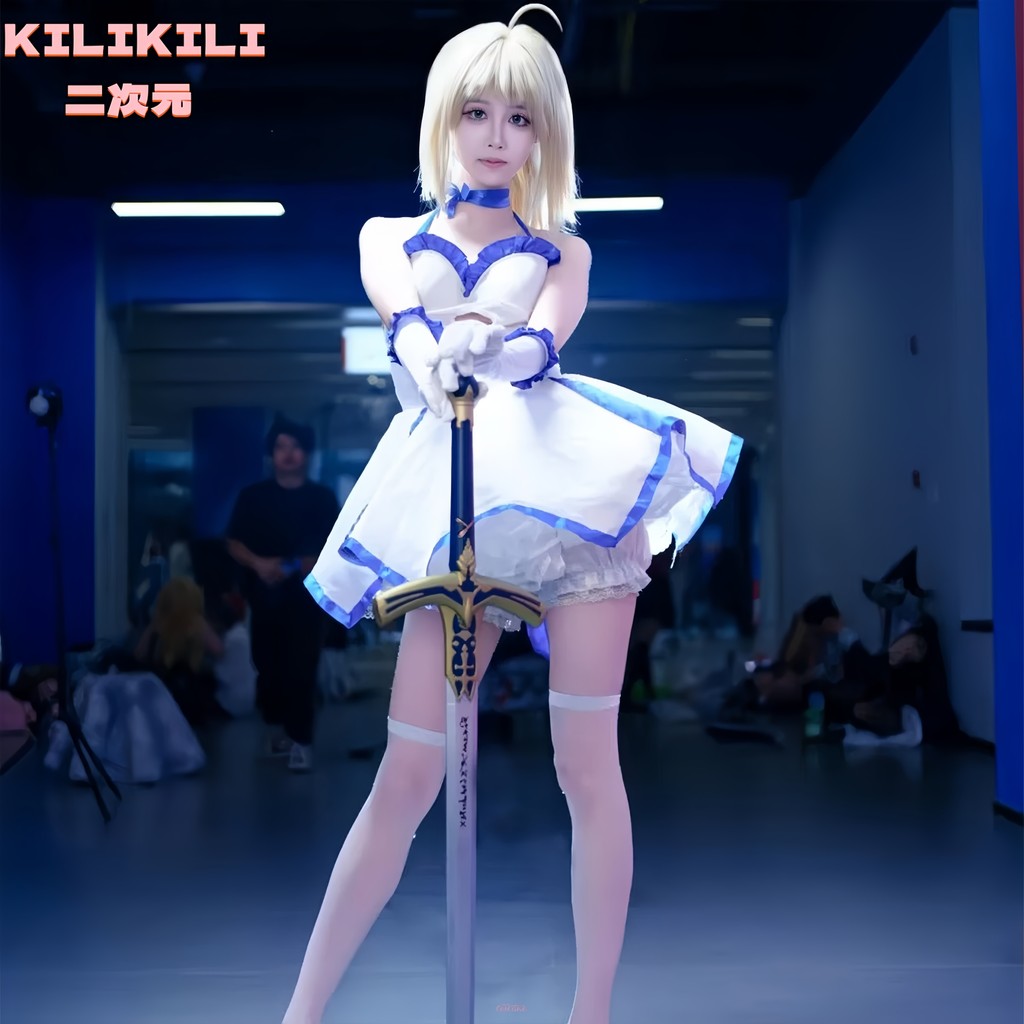 Fate/ZERO Saber Lily10th Anniversary ชุดคอสเพลย์