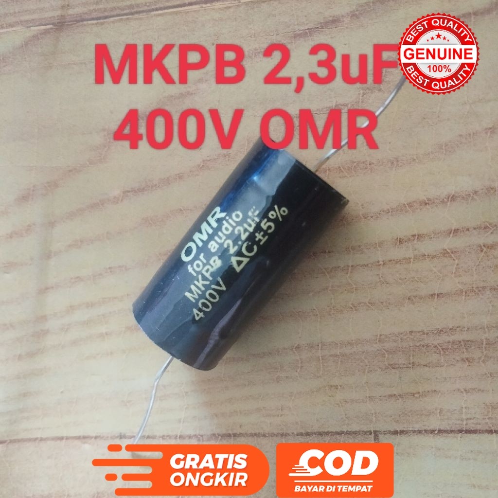 MKPB 2.2UF 400V OMR CAPACITOR AUDIOPHILER 2.2 UF 400 VOLT