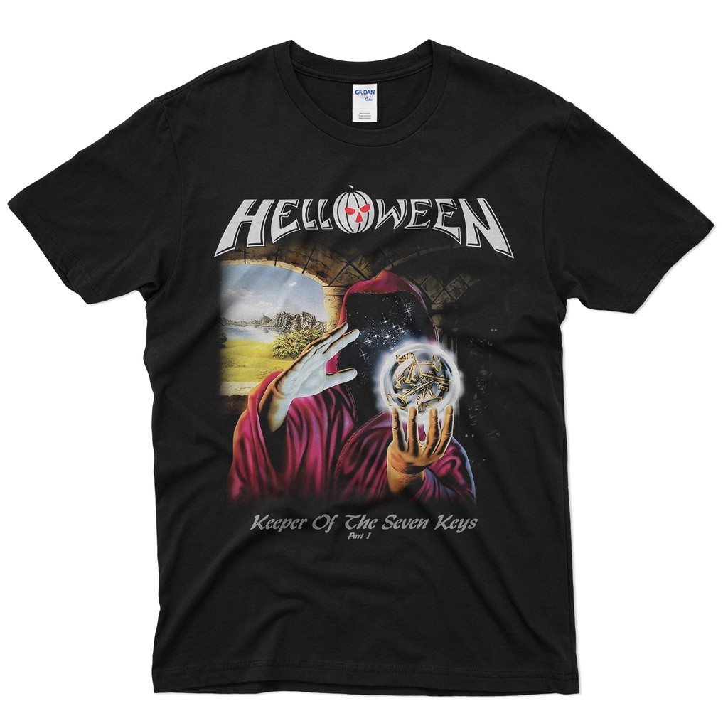 Helloween Keeper of the 7 Keys Part 1 Baju Tshirt Microfiber