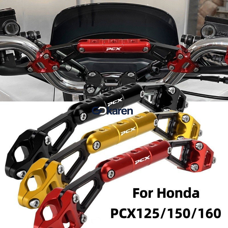 เหมาะสําหรับ Honda PCX 125 150 160 รถจักรยานยนต์ Crossbar Handle Extension Light Bracket ที่วางโทรศัพท์มือถือ GPS