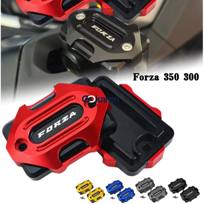ฝาครอบน้ํามันเบรกรถจักรยานยนต์ CNC สําหรับ HONDA FORZA 350 300 ฝาถังน้ำมันเบรค