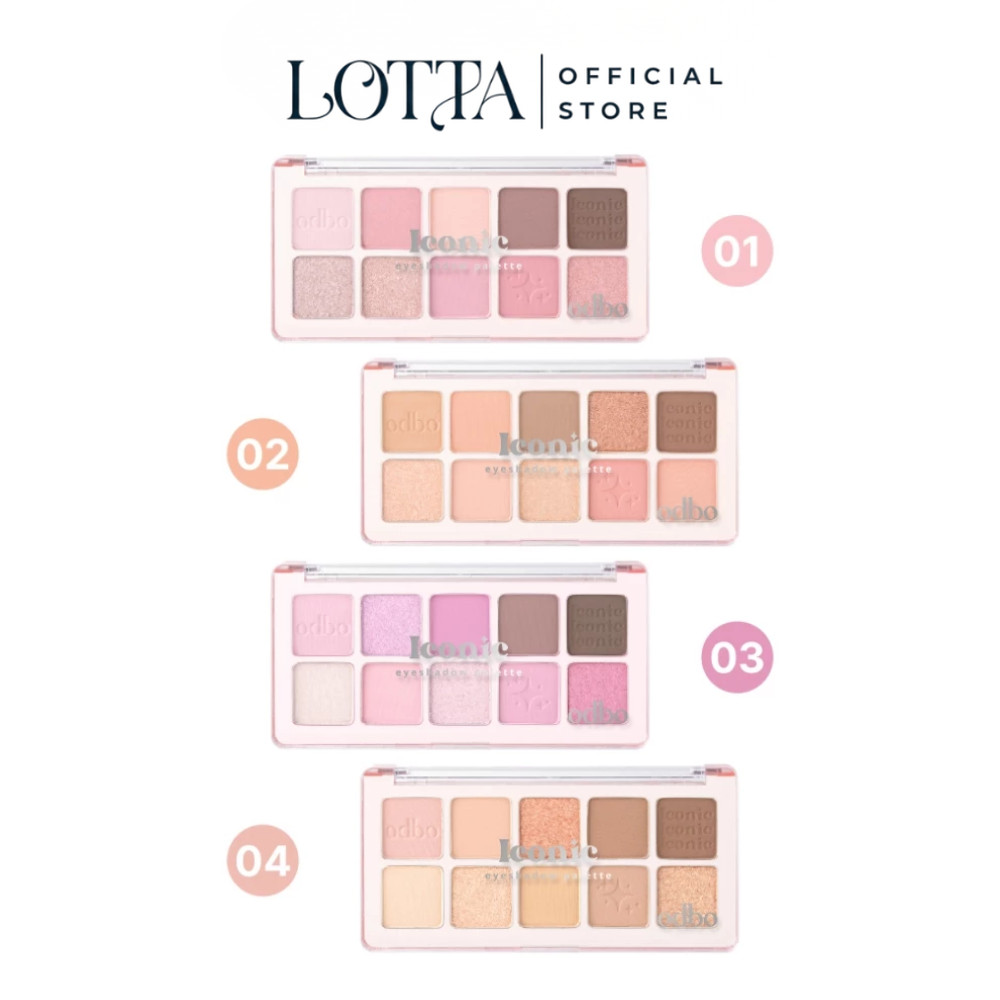 OD2029 ODBO ICONIC EYESHADOW PALETTE