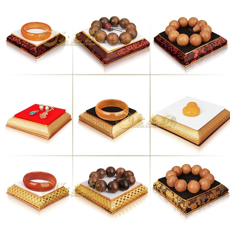 จี้สร้อยข้อมือผู้ถือจอแสดงผลฐานเครื่องประดับหยกสร้อยข้อมือสร้อยคอสร้อยข้อมือจี้แหวนยืนแสดงเครื่องประ