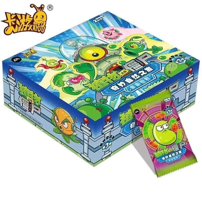 Kayou Plants VS Zombies Game Battle Collection การ์ดสะสม Booster Boxes ใหม่ปิดผนึก Wave 3