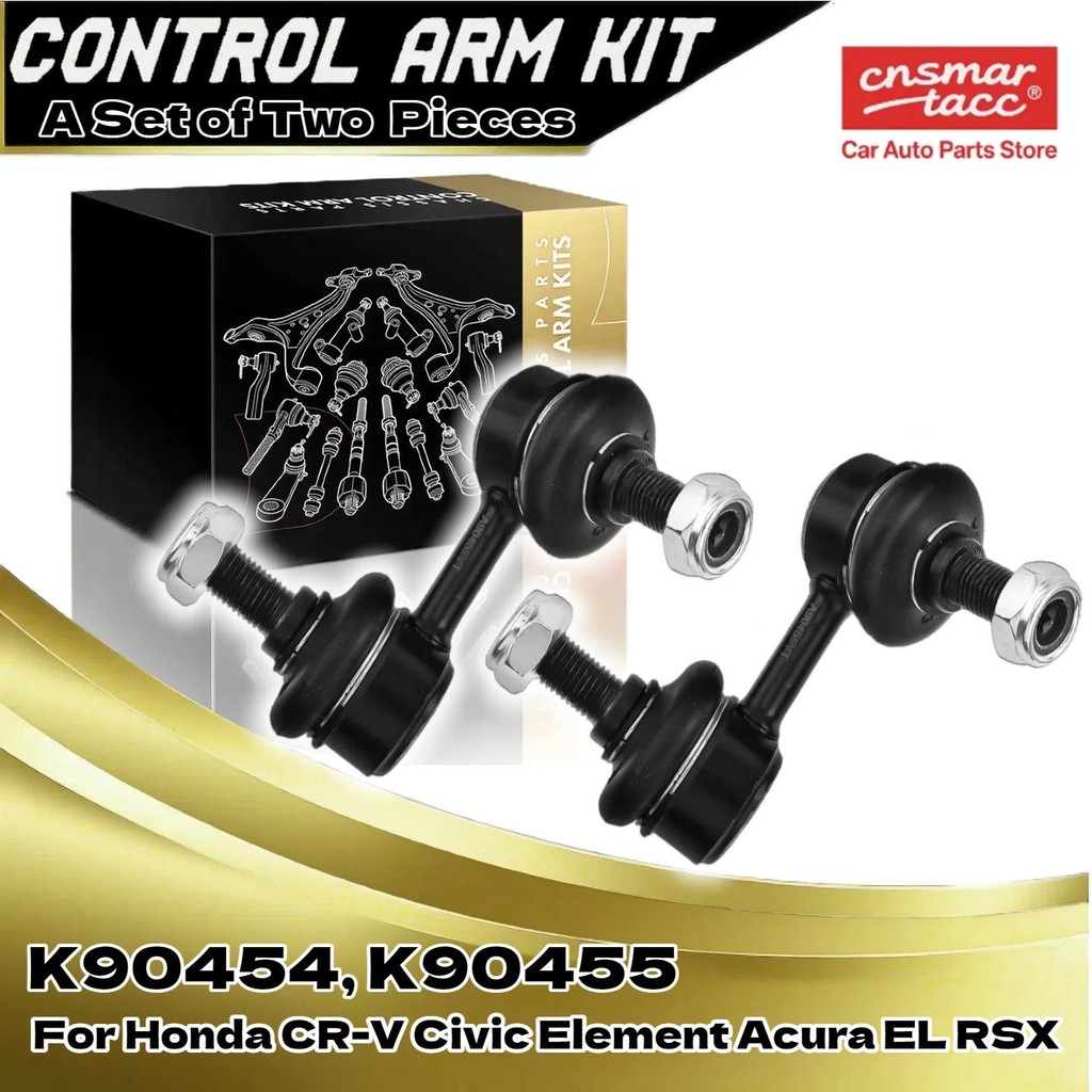 2x ด้านหน้าซ้ายและขวา Stabilizer Bar Link สําหรับ Acura EL Honda Civic Element 51321-S5A-003, 51321-