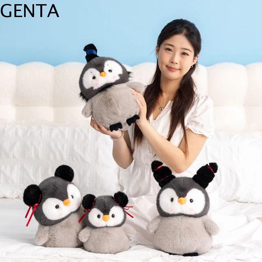 GENTA Penguin Soft Pillow, Fat Penguin Dolling Penguin Plush Toy, Sleeping Pillow Animal Simulation 