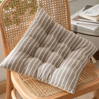 COD เบาะรองนั่ง ขนาด40x40cm หนานุ่มนั่งสบาย ​​​​​เบาะรองนั่งทรงสีเหลี่ยม สําหรับตกแต่งบ้าน