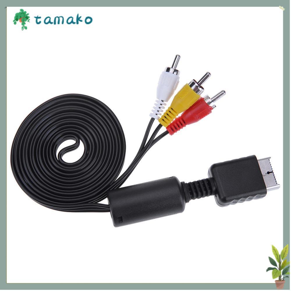 TAMAKO สายสายไฟสายเกมสําหรับ Playstation PS1 PS2 PS3 TV Lead