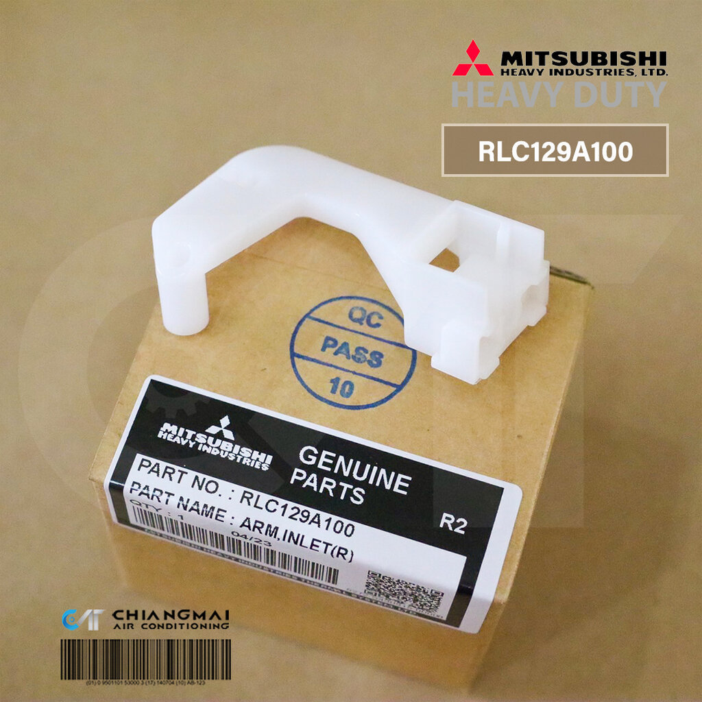 RLC129A100 (R) ขาล็อคหน้ากากแอร์ (ด้านขวา) Mitsubishi Heavy Duty อะไหล่แอร์ ของแท้ศูนย์