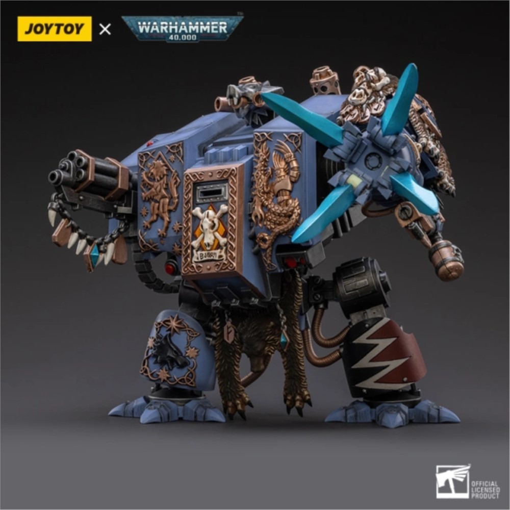 JOYTOY Warhammer 40K Space Wolves Bjorn The Fell-Handed Action Figure ตุ๊กตาตกแต่งของขวัญคอลเลกชันรุ