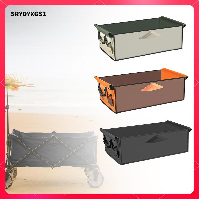 [Srydyxgs2] Wagon Liner Camping Cart Liner Trolley Cart Liner, Wagon Cloth Pocket for Grocery Runnin