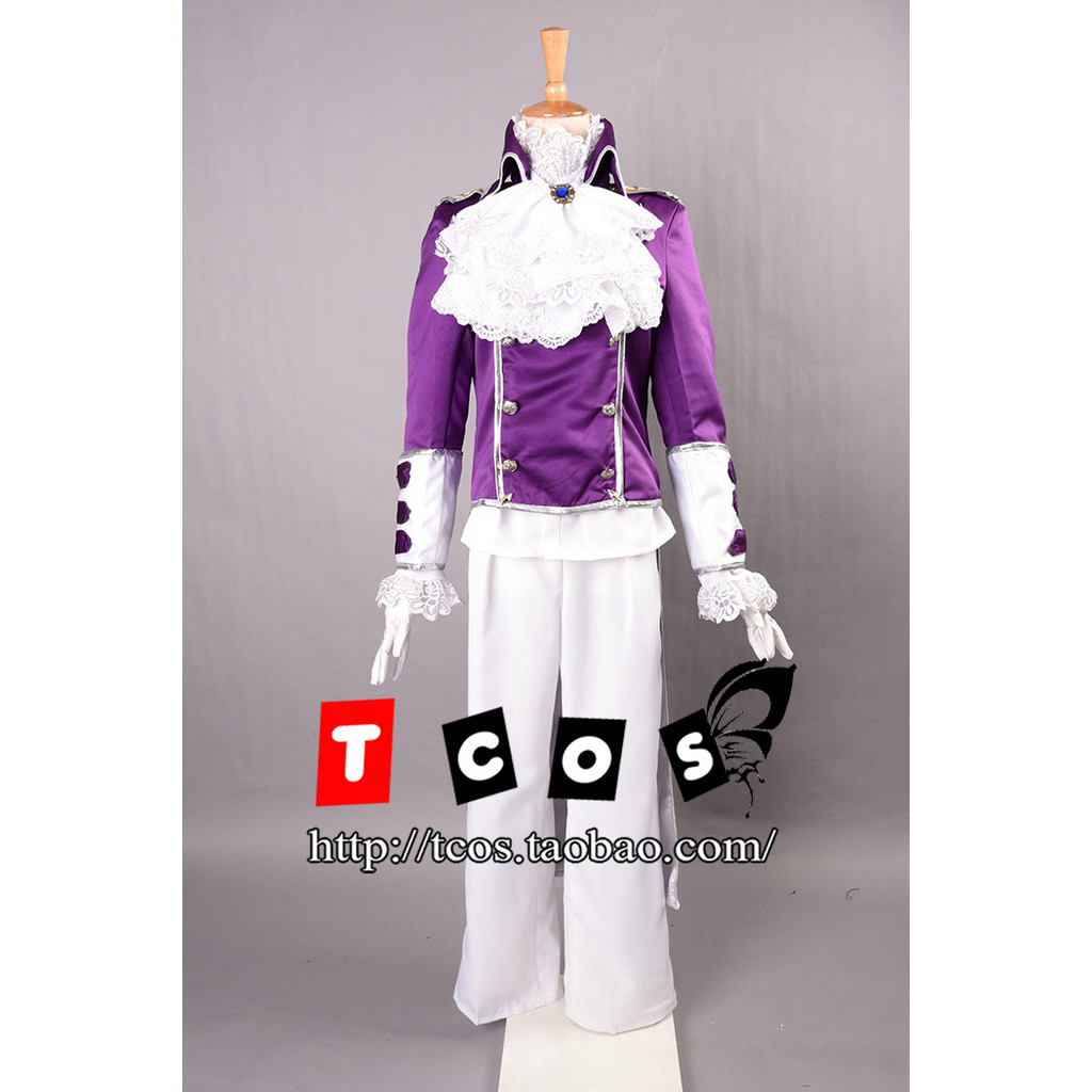 เครื่องแต่งกายคอสเพลย์ TCS V Home VOCALOID Seven Sins Crazy Scum แบบมะเขือยาว