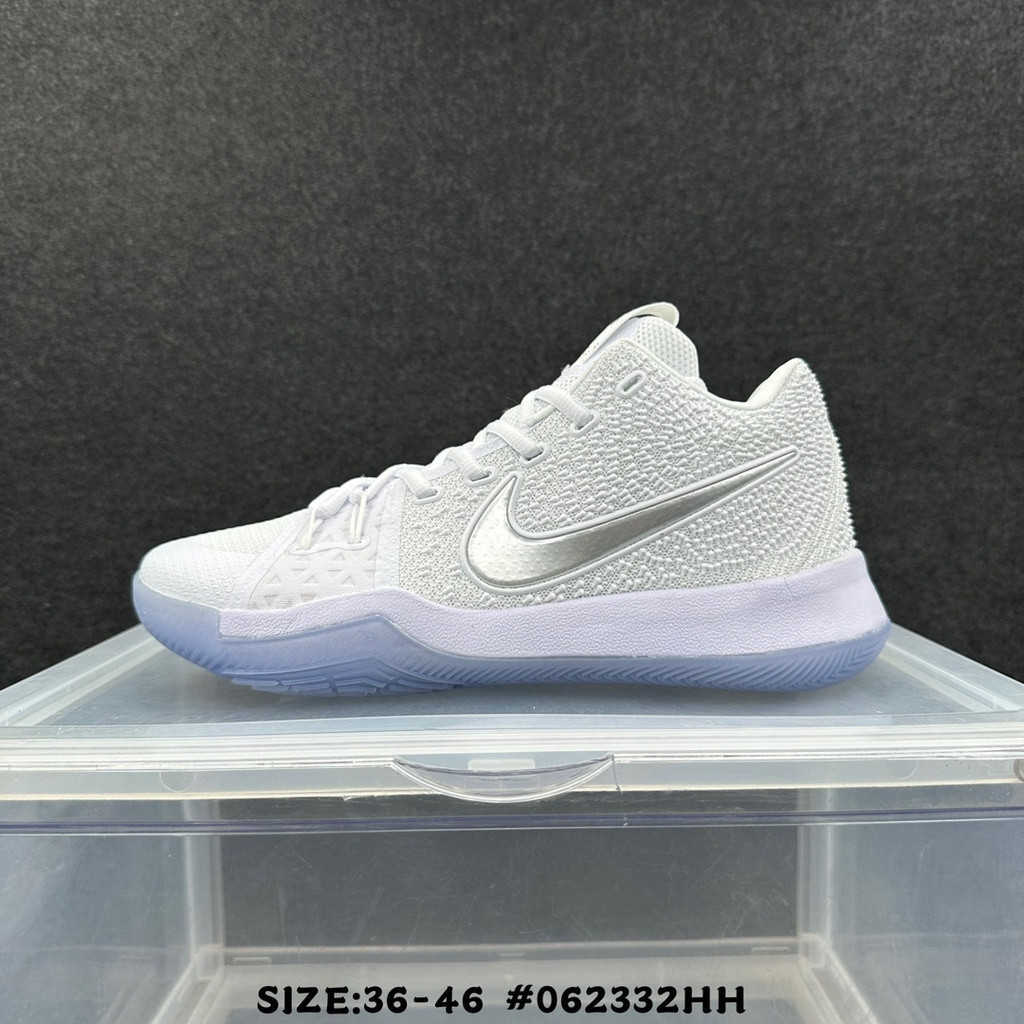 สต็อกคุณภาพสูง [Company Gre ] Kyrie 3 Irving 3 Generation ผู้ชายผู้หญิงกีฬารองเท้าลําลอง Air Cushion