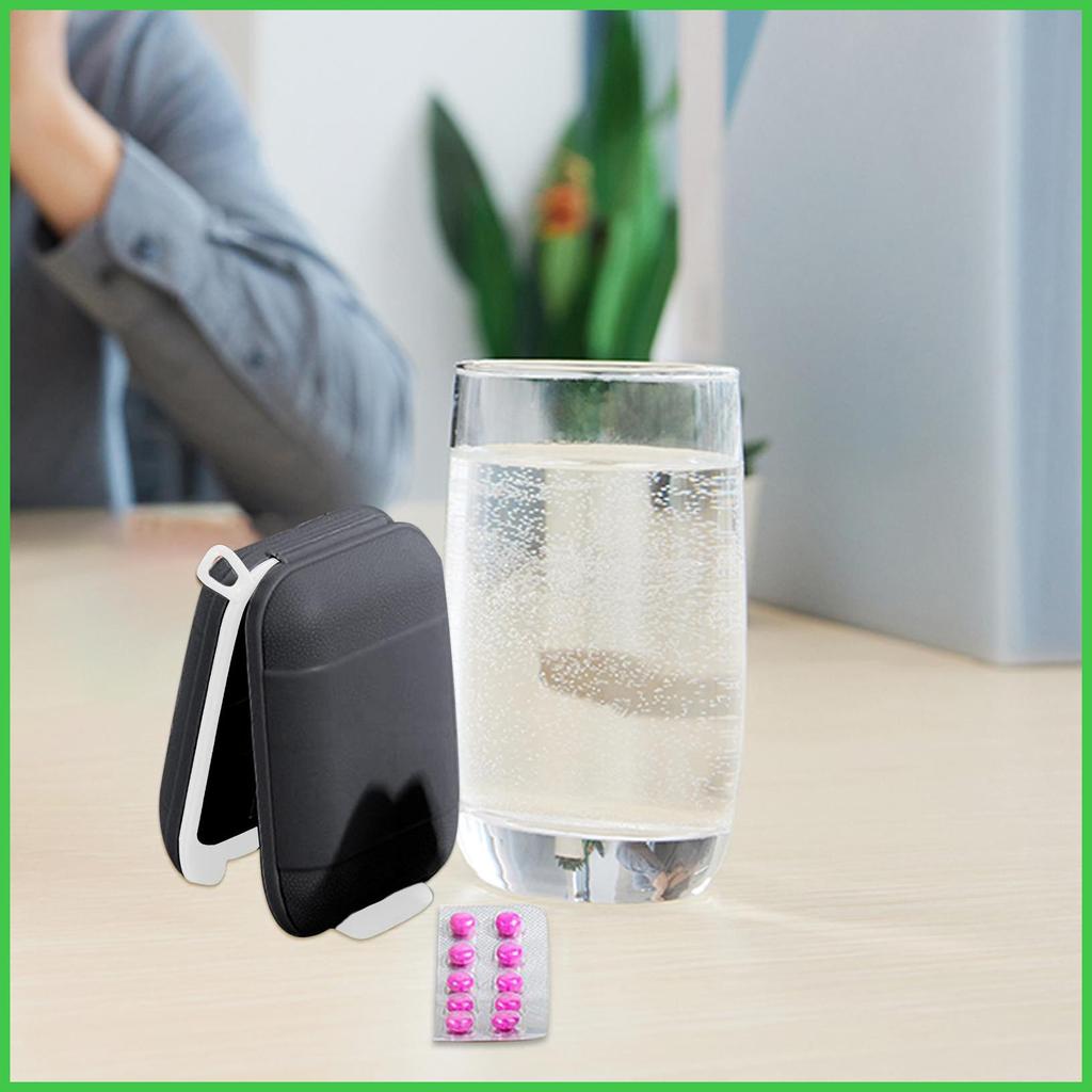 Pill Case Travel Moisture Proof Pill Organizer สําหรับกระเป๋าปลากล่องน้ํามันล็อคความปลอดภัยแบบพกพา s