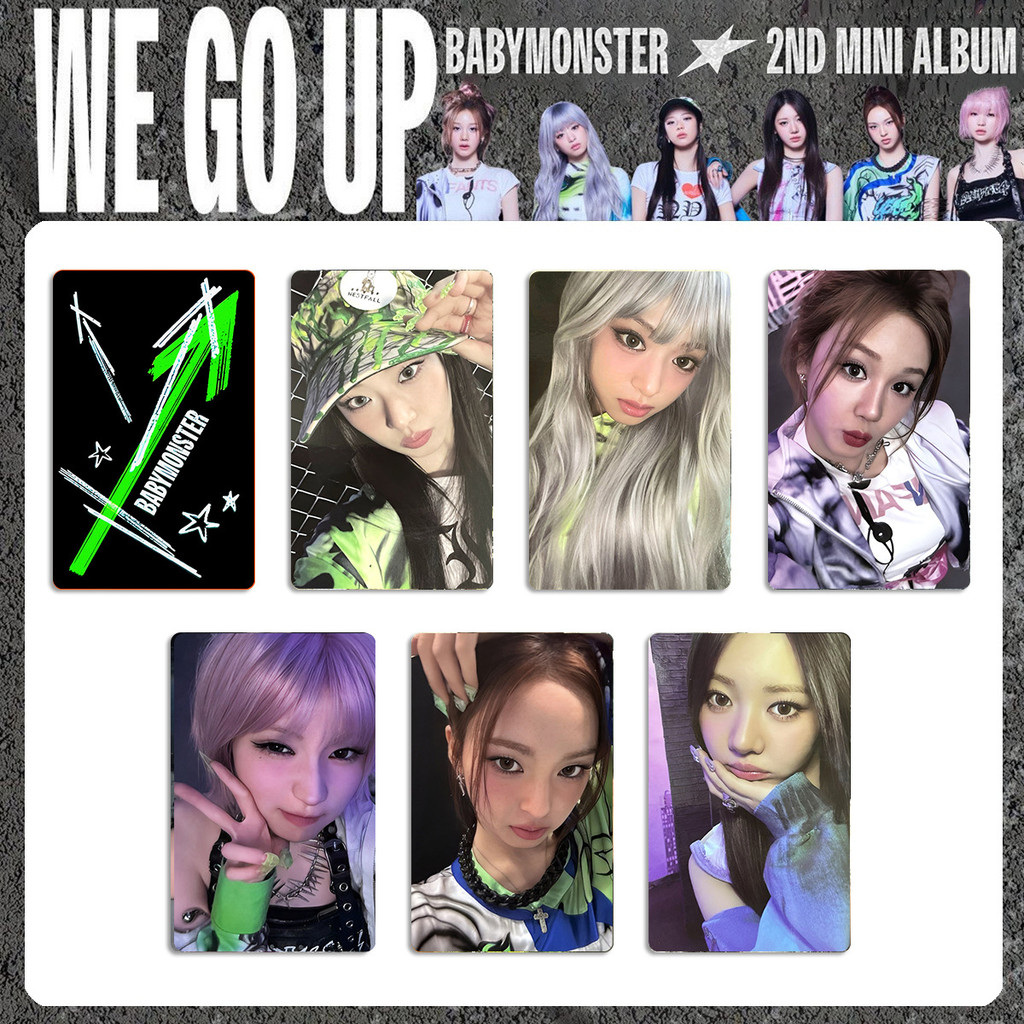 4-7pcs BM WE GO UP อัลบั้ม Lomo การ์ดร้อนซอส MEMBERSHIP DRIP SELECT SELFIE 1st ANNIVERSARY Photocard