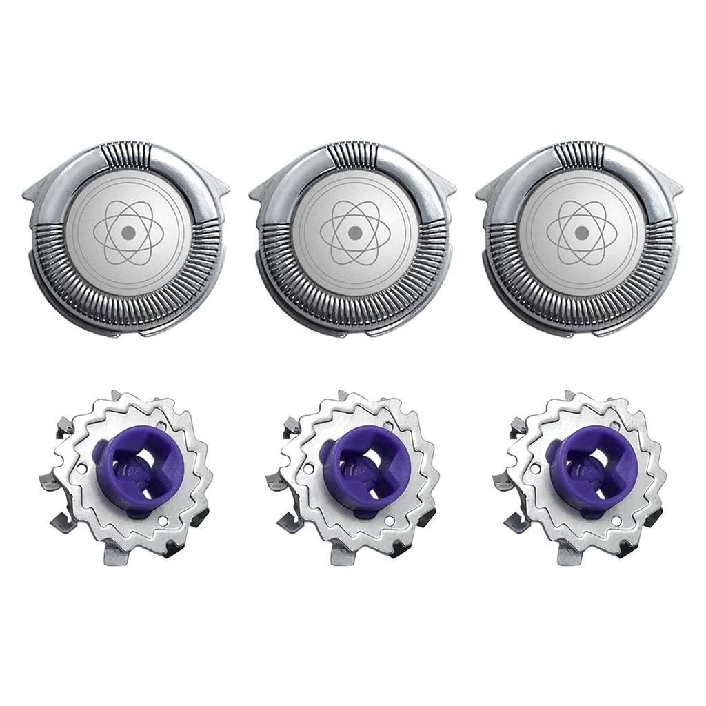 3X HQ8 เปลี่ยนหัวโกนสําหรับ Philips Norelco Series 7100 7200 7300 7700 7800 8800 PTAT700 PTAT800 & A