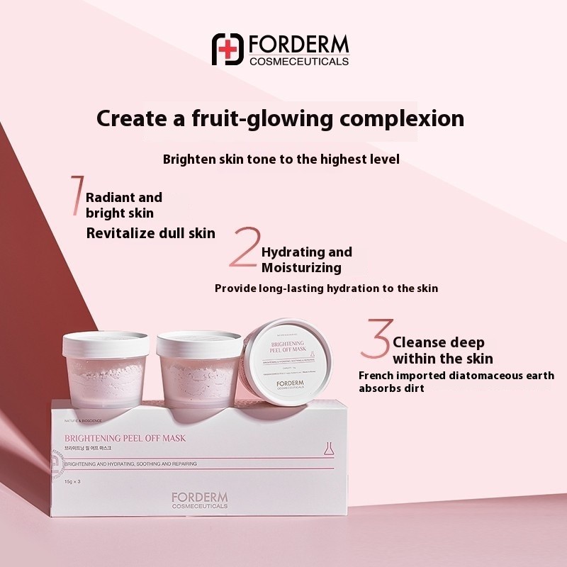 Fudeng Radiance Soft Mask Powder Moisturizing Anti-Wrinkle Firming Tea Tree Oil Control คลีนซิ่ง