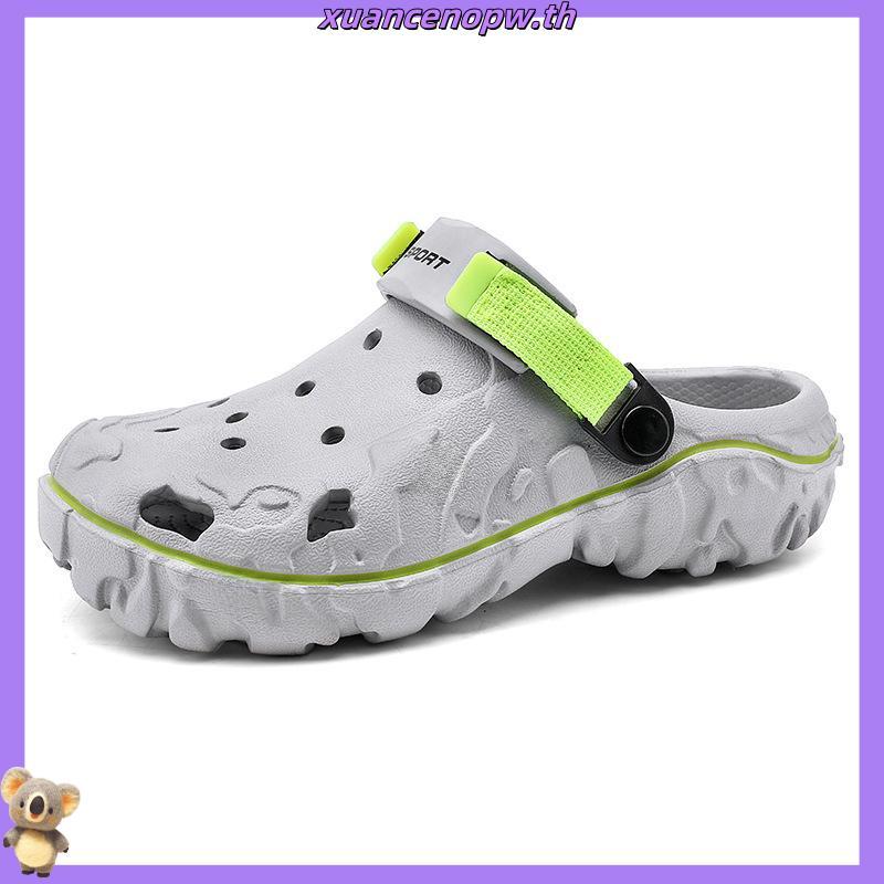 CKXMHM 40-47 รองเท้าแตะผู้ชาย ดีไซน์เรียบง่าย ผลิตจากวัสดุ EVA รองเท้าแตะไซส์ใหญ่