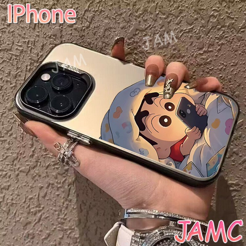 เคส iPhone สำหรับ ชินจัง iPhone 17 16 15 14 13 12 11 Pro Max 7 8 Plus X XS XR XS Max SE เคสซิลิโคน TPU แบบนิ่ม