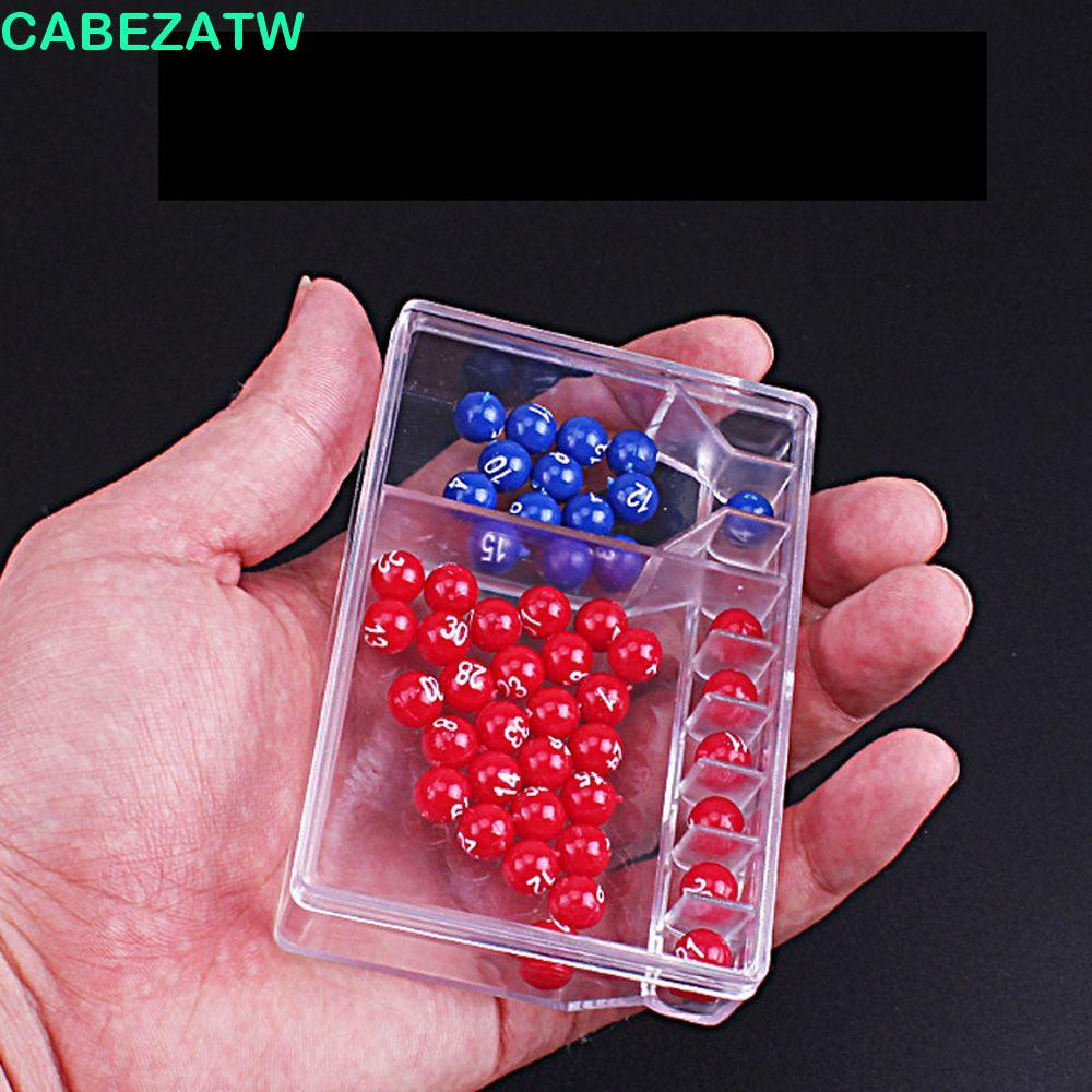 CABEZATW Lucky Lottery Toy 5+2 6+1 Mini Entertainment Easy Read Numbers Entertainment Jackpot Shake 