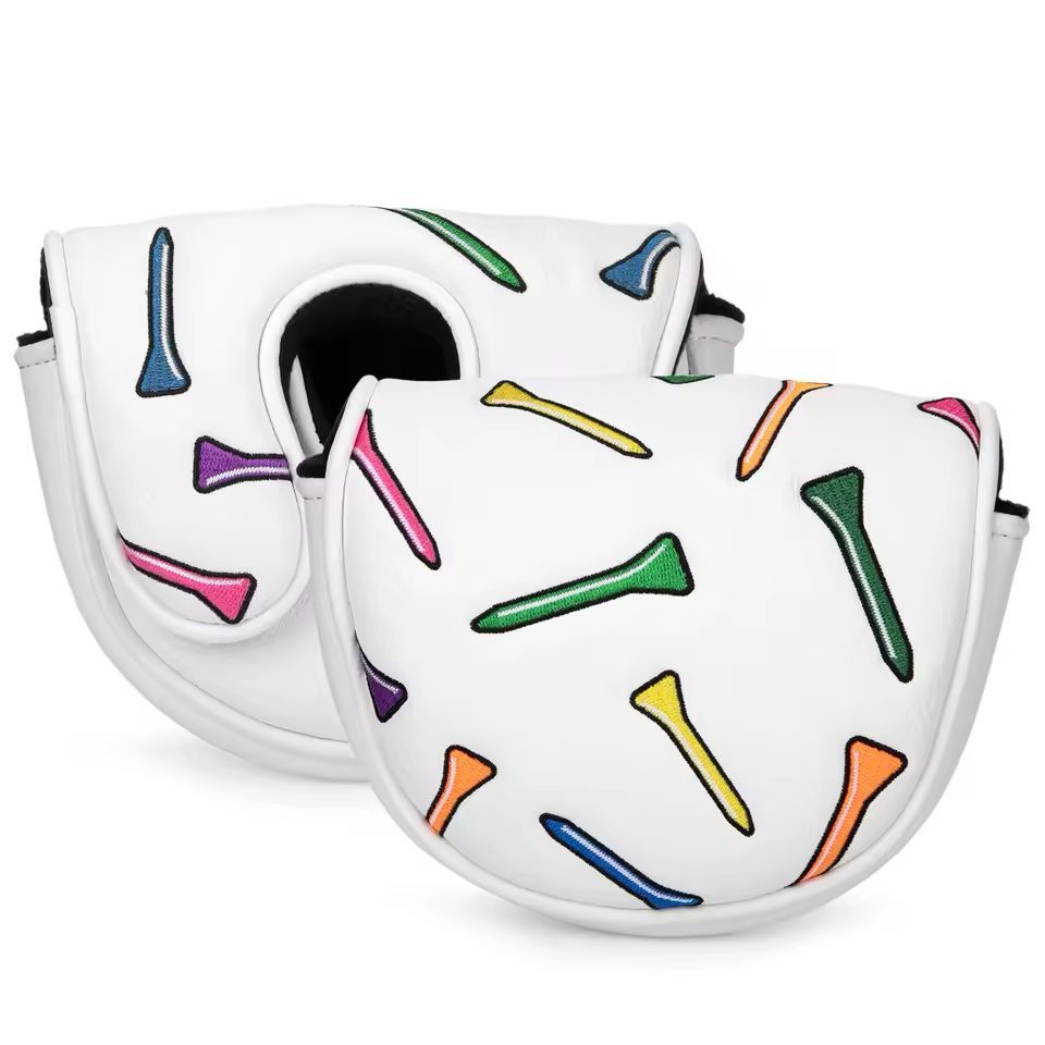 สีขาว Tee Partees LAB Golf OZ1 MEZZ1 Max Mallet Putter Cover Golf Head Cover Golf Club Cover
