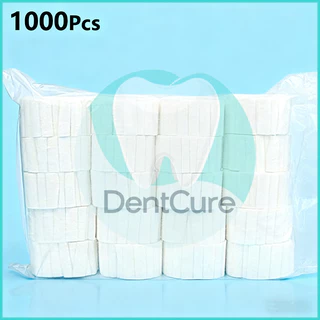 (พร้อมส่ง🇹🇭)1000Pcs คลินิกทันตกรรมอุปกรณ์ทางการแพทย์ดูดซับ Cotton Rolls สำลีแผ่น สำลีทำแผล สำลีทางการแพทย์