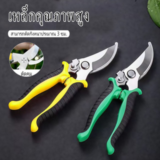 กรรไกรแต่งกิ่ง กรรไกรสแตนเลส เครื่องมือจัดทำสวน เครื่องมือทำ…