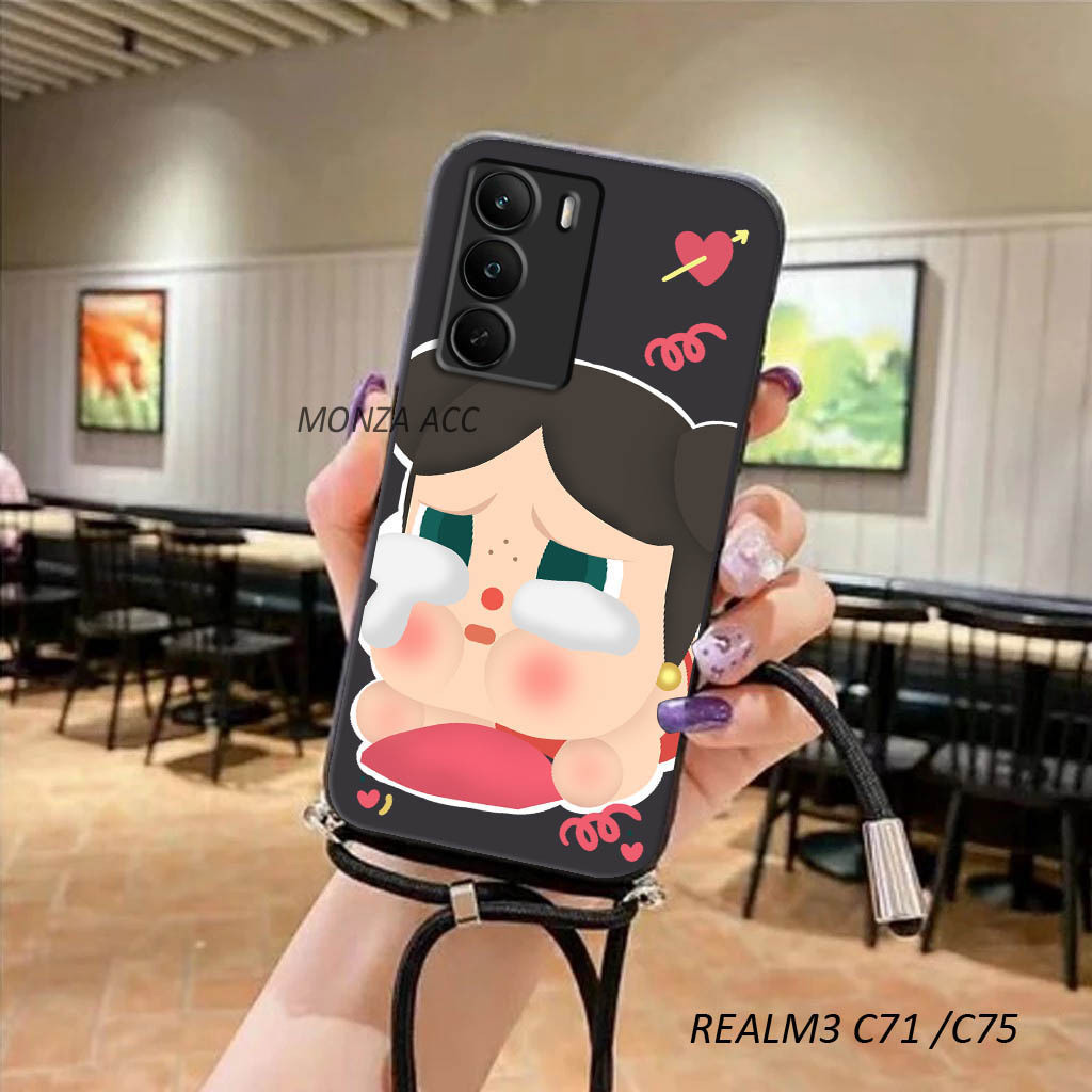 HP Liquid Case Selicon + Strap REALM3 C73 C75/ C71 - เคสโทรศัพท์สี REALME C73 C75/C71