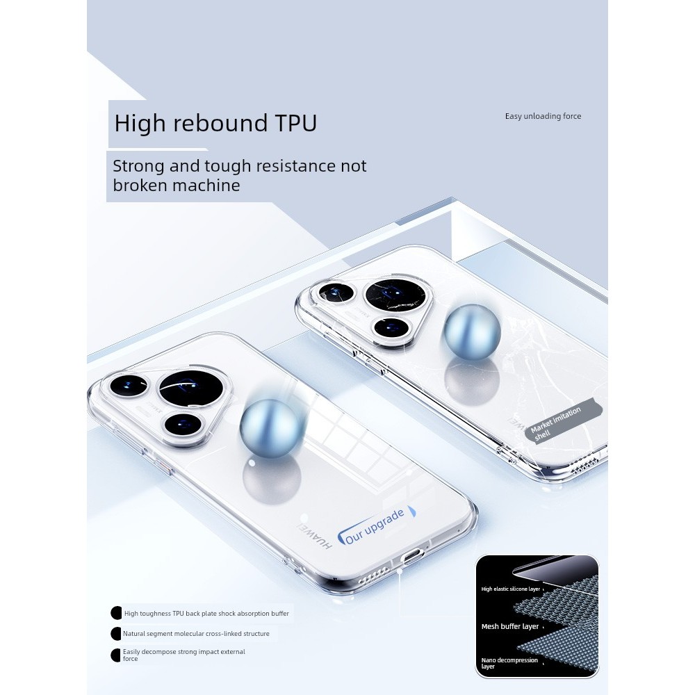 เคสมือถือ iphone whale indeed เคสป้องกันเลนส์ Huawei p70เคสโทรศัพท์ระดับไฮเอนด์