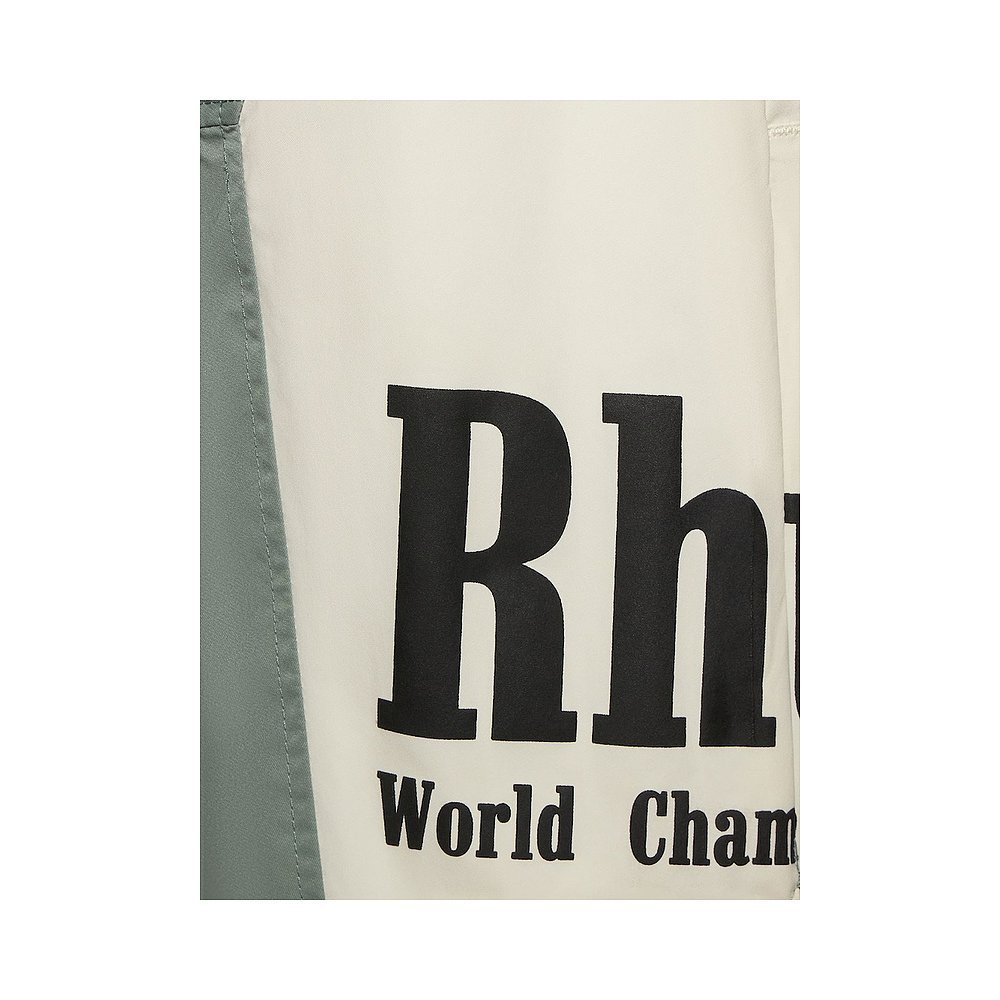 กางเกงขาสั้น Rhude Senna Flight สำหรับผู้ชาย สไตล์แฟชันและหรูหรา