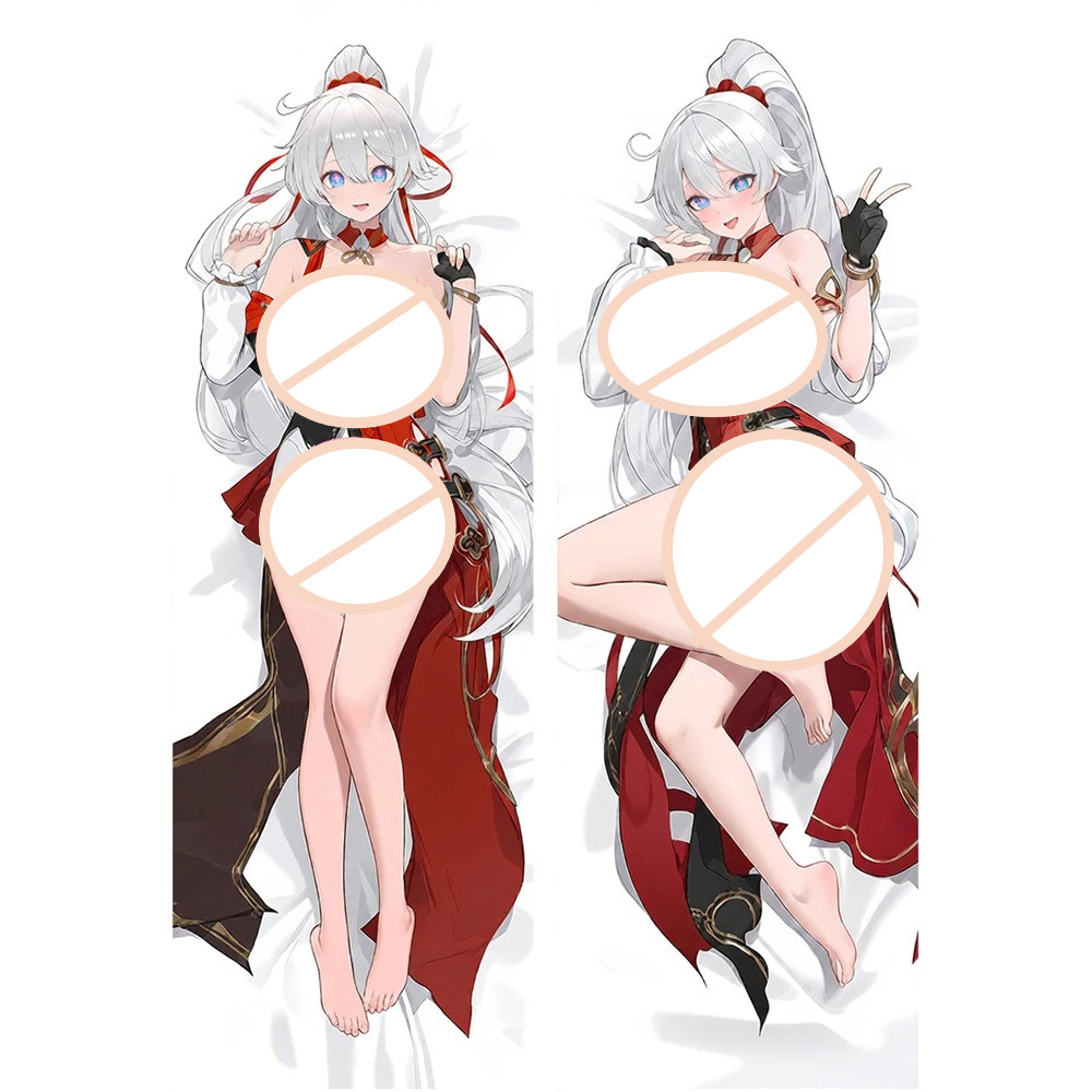 King Dakimakura Kiana Kaslana จากHonkai 3 .material พีชสกิน พร้อมใช้งานสองด้าน เหมาะสำหรับการสะสมและ