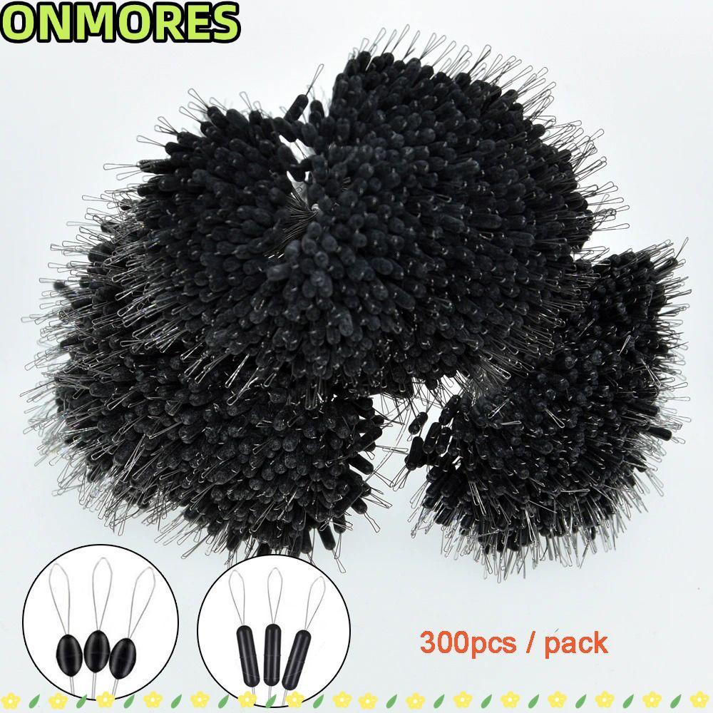ONMORES อุปกรณ์ตกปลา Fish Line Stopper Black Space Bean
