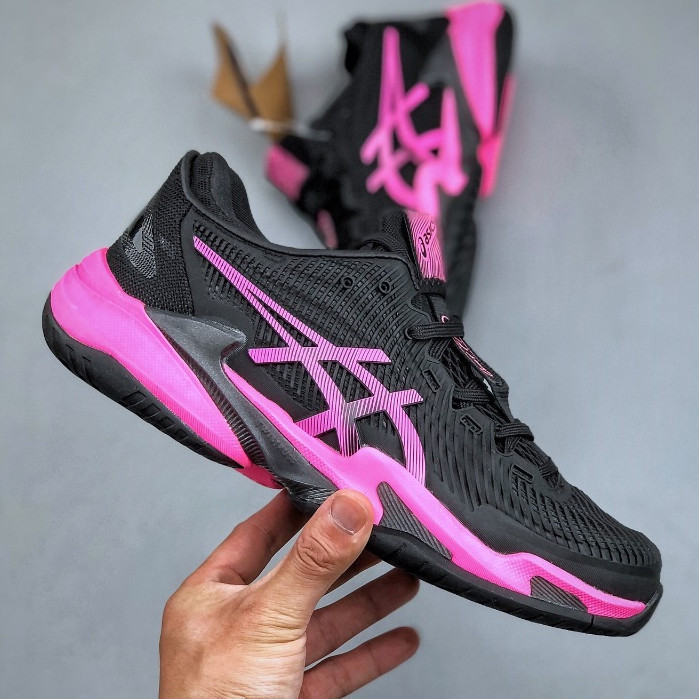 Asics Court FF 3 รองเท้าวิ่งสําหรับบุรุษและสตรี Court FF Shock Absorption รองเท้ากีฬา CJOD