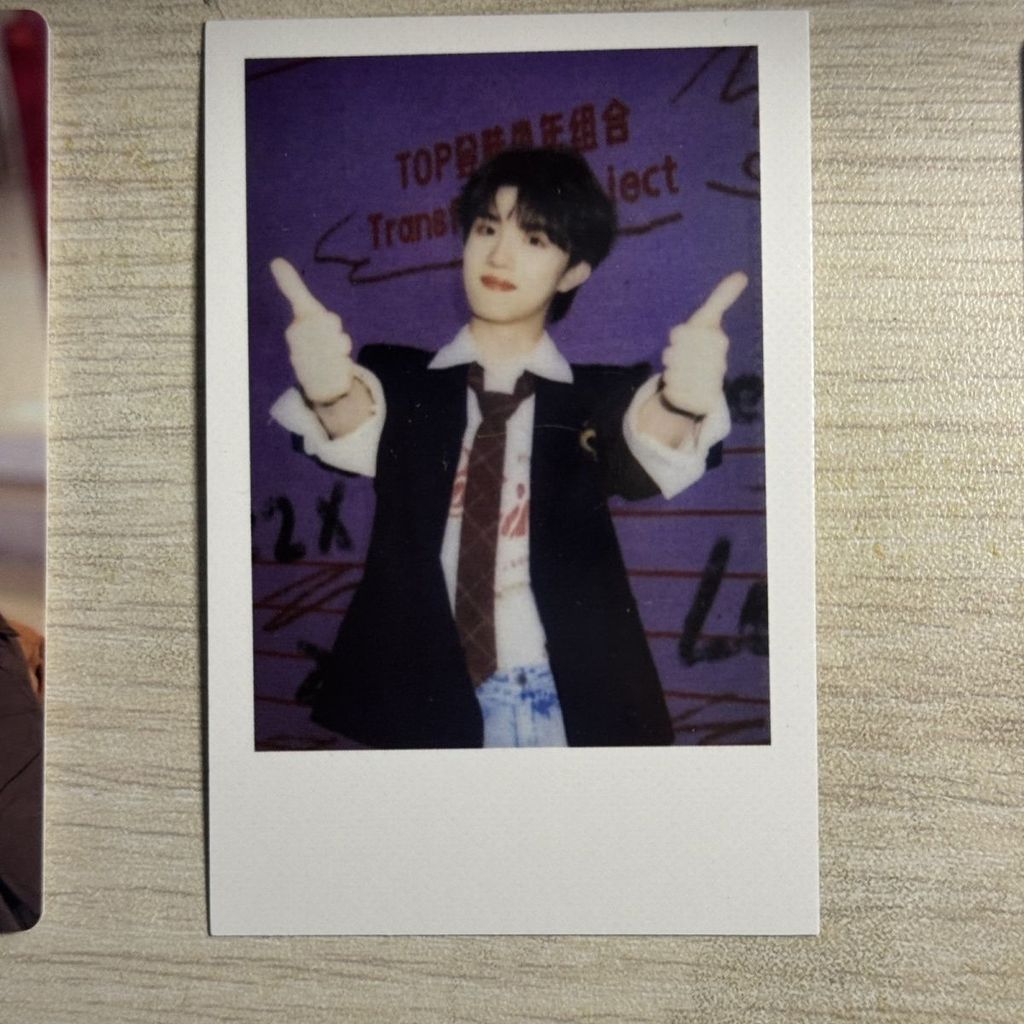 Unbound TOP Landing Boy Su Xinhao การ์ดการต่อสู้มิติ Photocard Polaroid Fidelity อย่างเป็นทางการ