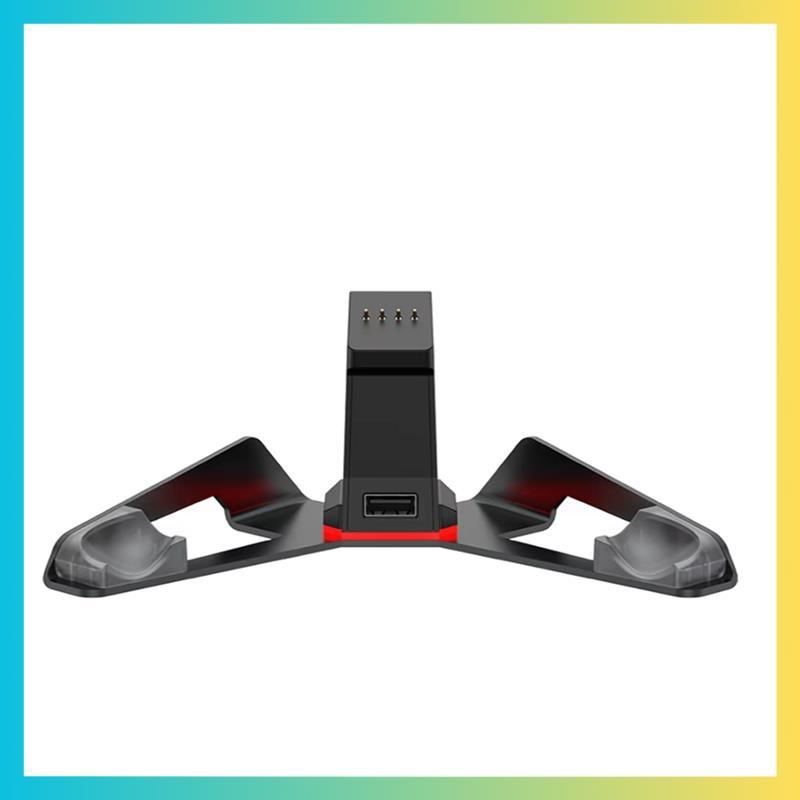 สําหรับฐานชาร์จเกมแพด Cyclone 2 พร้อมตัวควบคุมไฟแสดงสถานะ RGB แท่นชาร์จอุปกรณ์เสริมสําหรับ Cyclone 2