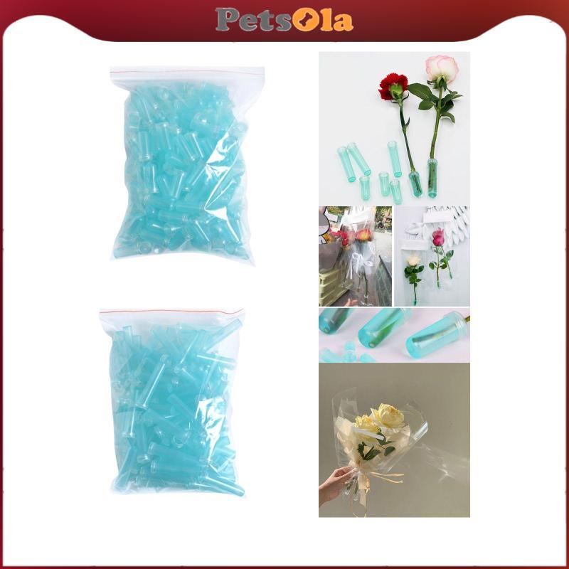 หลอดน้ํา PETSOLA สําหรับจัดดอกไม้ - Vials สําหรับดอกไม้สด