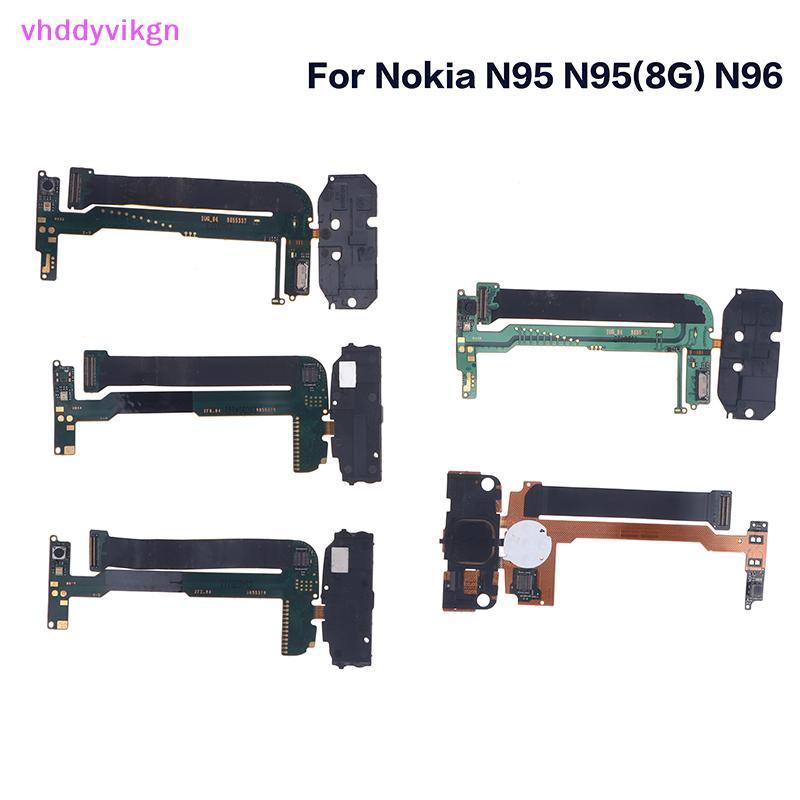 VHDD โทรศัพท์หน้าจอการเชื่อมต่อเมนบอร์ด Flex สายด้านหน้ากล้องอะไหล่สําหรับ Nokia N95 N95 (8G) N96 TH