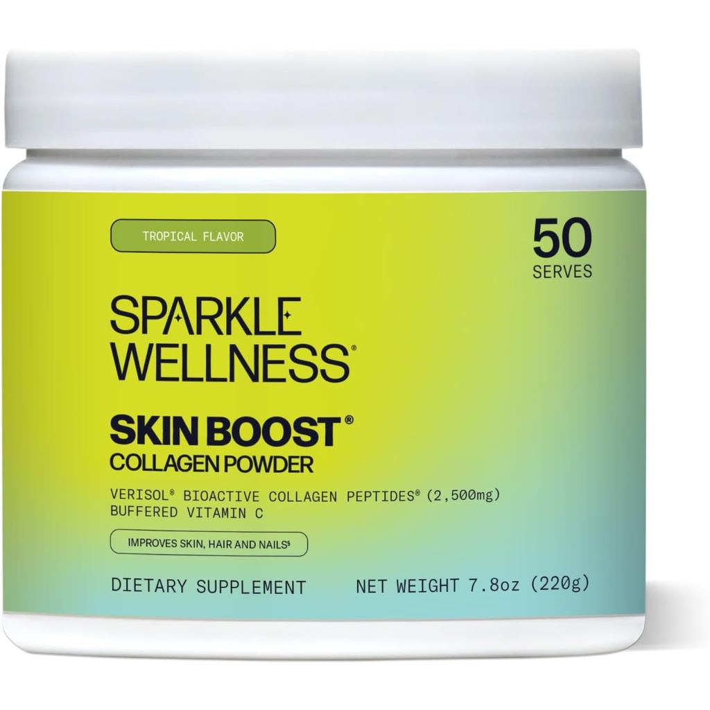 ผงคอลลาเจนไฮโดรไลซ์ - Sparkle Skin Boost (สับปะรดมะพร้าวเขตร้อน) [50-Serves] Verisol Collagen Hydrol