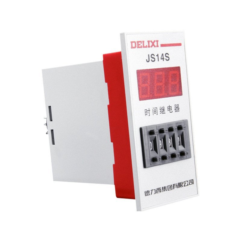 Delisi Time Relay JS14S จอแสดงผลดิจิตอล 0.1 S-9999 ชั่วโมง 999H 220V380V Controller
