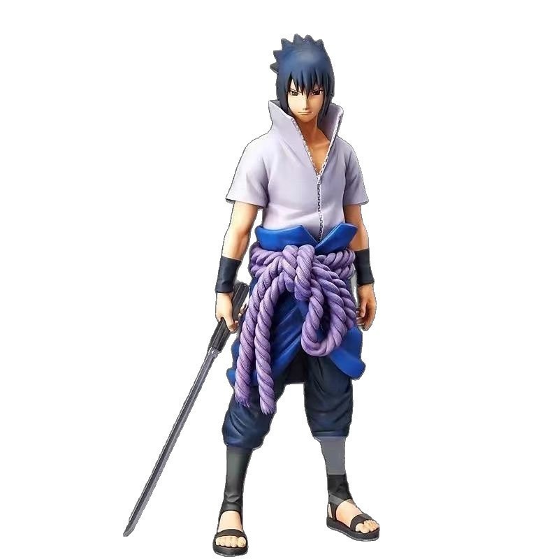Naruto Shippuden ยืน Sasuke รูป Uchiha Sasuke ผู้ใหญ่อะนิเมะ Action Figure รูปปั้น