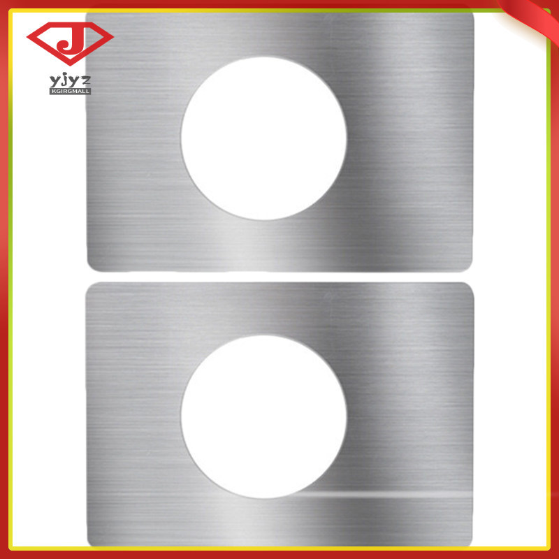 Door Strike Plate Filler Lock Protector Guard 2 ชิ้น yuanjingyouzhang