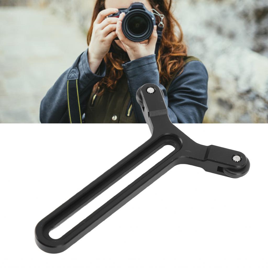 Toolwe-TH รองรับเลนส์ Y Bracket คู่ล้อระบบ Ronin S SC กล้อง Stabilizer Telephoto Fixing อลูมิเนียมอัลลอยด์สีดำโหลด 5 กก