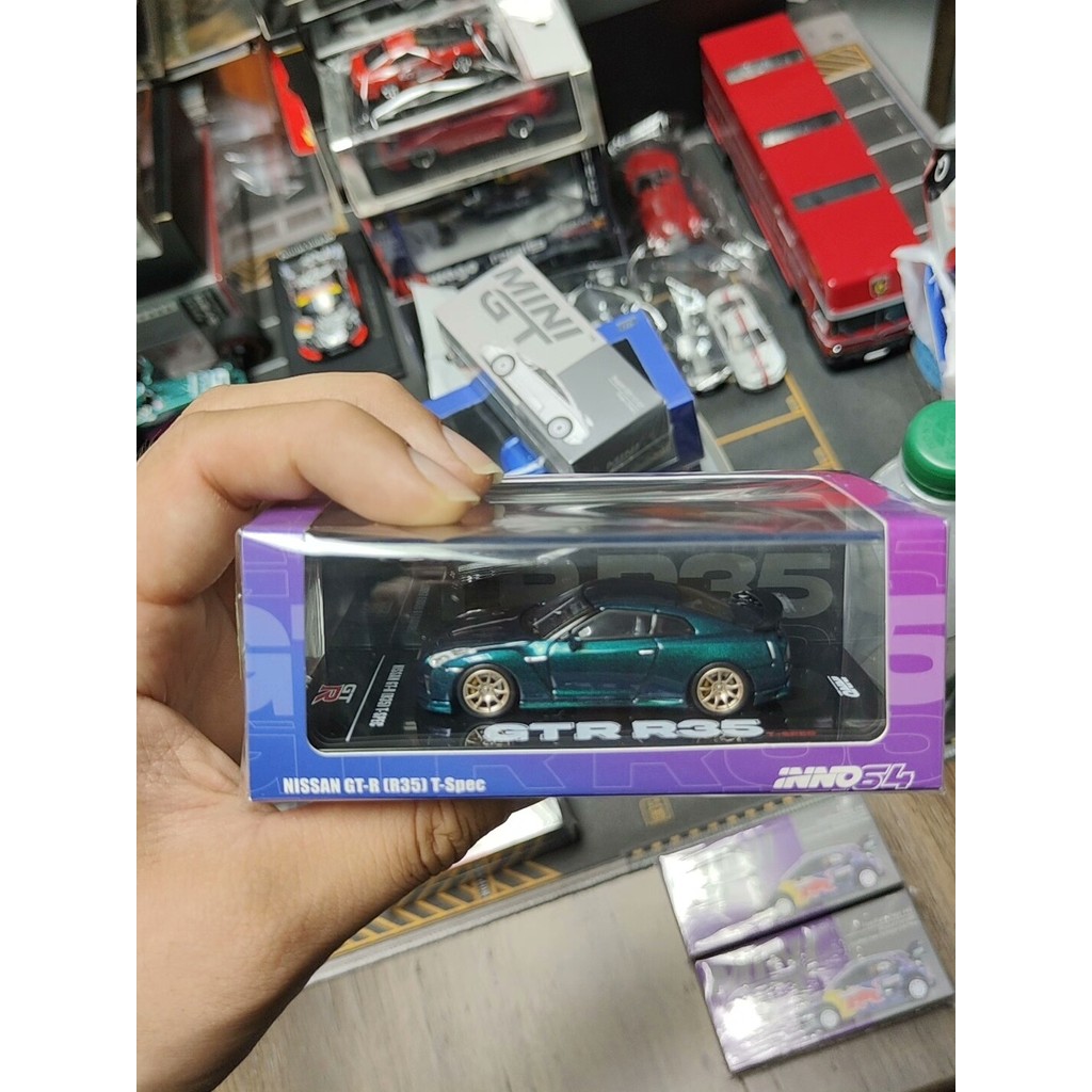 INNO 64 nissan GT-R R35 T-SPEC Midnight Purple ใหม่เอี่ยมยังไม่ได้เปิด r32 r33 r34 nissan