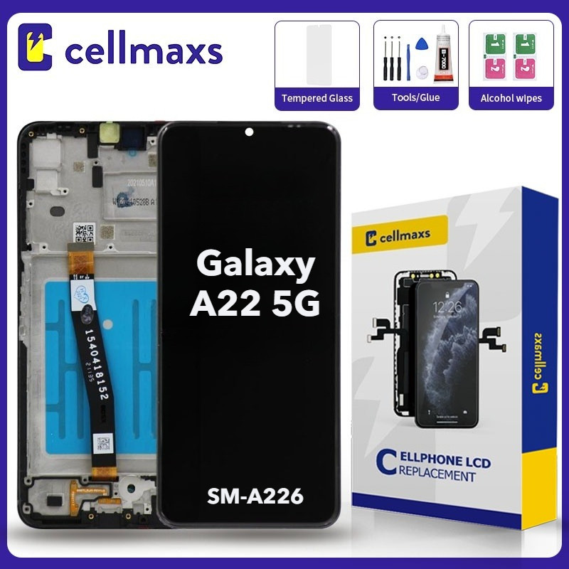 สําหรับ SAMSUNG Galaxy A22 5G A22S A226 เปลี่ยนหน้าจอสัมผัส LCD