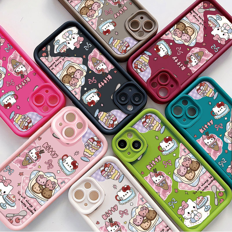 น่ารักขนม KT cat สําหรับ OPPO 11X 12X 14X 5S 5Pro 6i C35 C30S หมายเหตุ 50 C3 C75 C12 C25 C53 C15 C2 