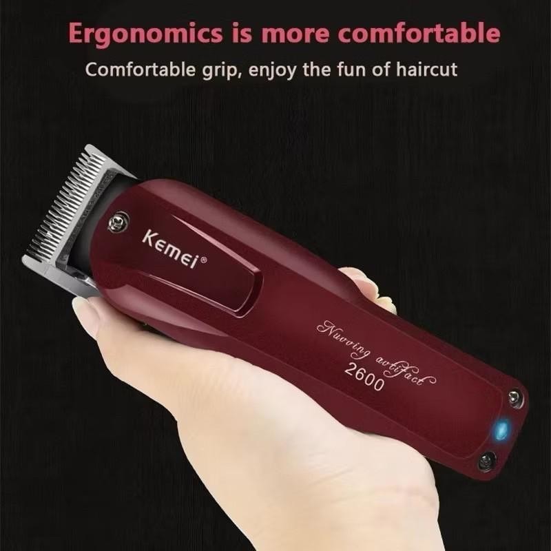 Kemei KM-2600 ปัตตาเลี่ยนไร้สาย ปัตตาเลียนตัดผม